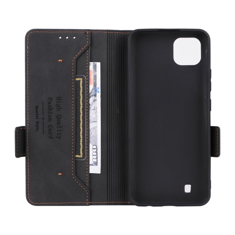 For OPPO Realme C11 2021/Realme C20 Magnetic Clasp Flip Leather Phone Case