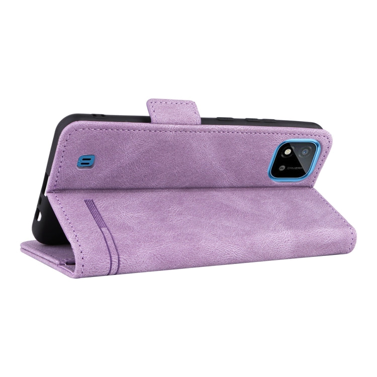 For OPPO Realme C11 2021/Realme C20 Magnetic Clasp Flip Leather Phone Case