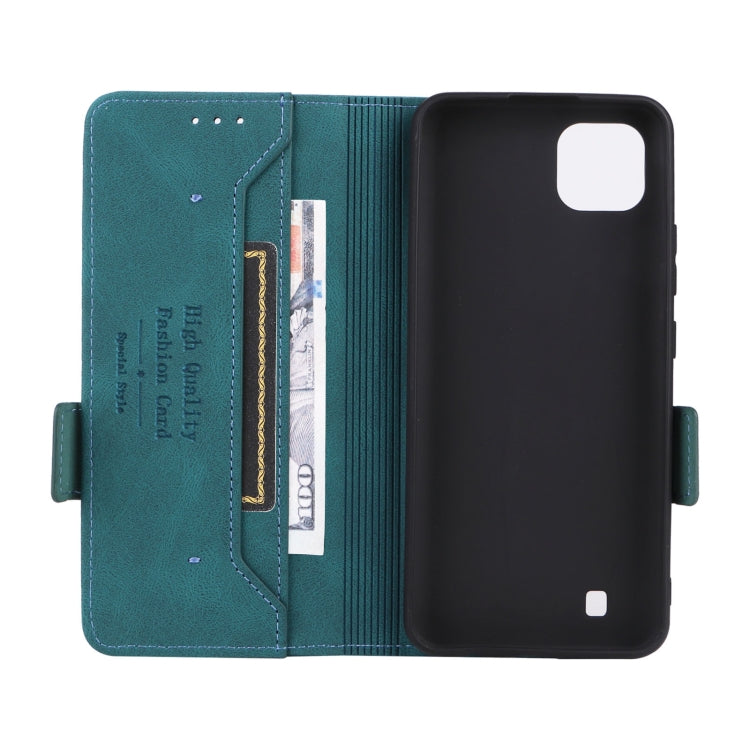 For OPPO Realme C11 2021/Realme C20 Magnetic Clasp Flip Leather Phone Case