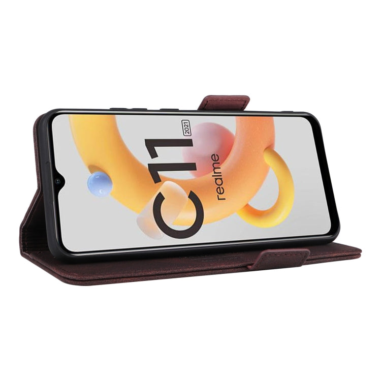 For OPPO Realme C11 2021/Realme C20 Magnetic Clasp Flip Leather Phone Case