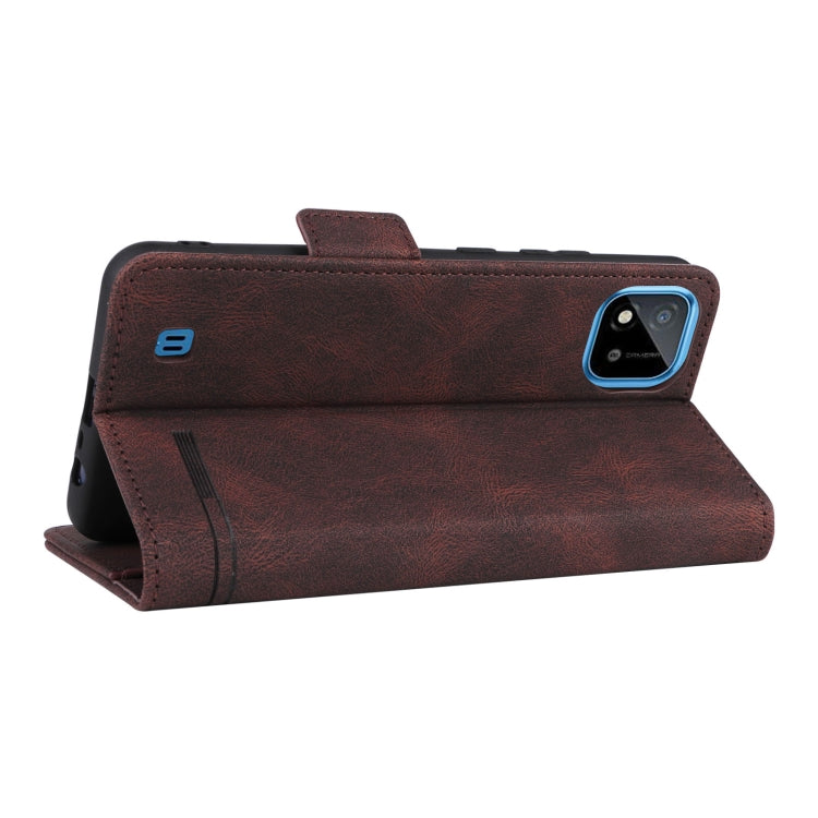 For OPPO Realme C11 2021/Realme C20 Magnetic Clasp Flip Leather Phone Case