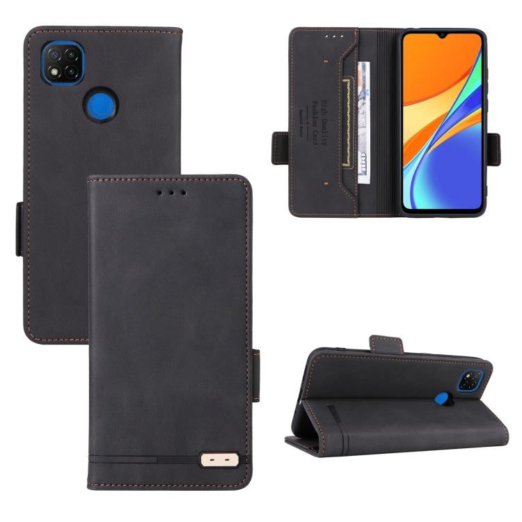For Xiaomi Redmi 9C Magnetic Clasp Flip Leather Phone Case