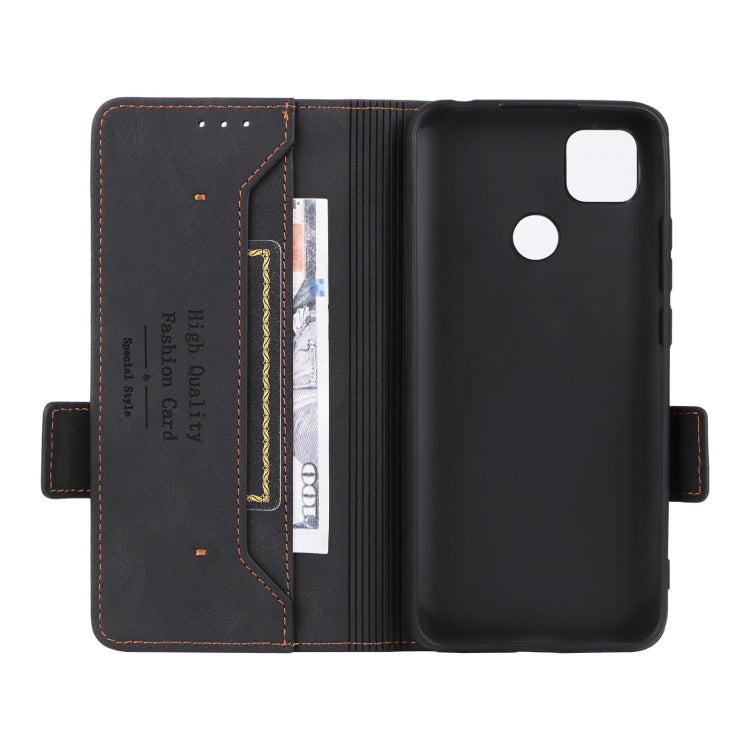 For Xiaomi Redmi 9C Magnetic Clasp Flip Leather Phone Case
