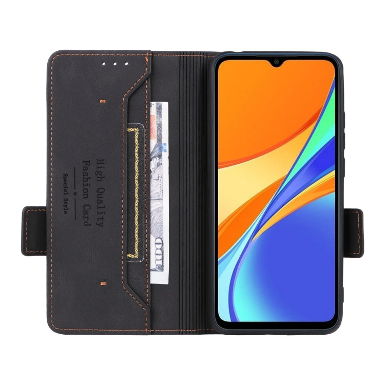 For Xiaomi Redmi 9C Magnetic Clasp Flip Leather Phone Case