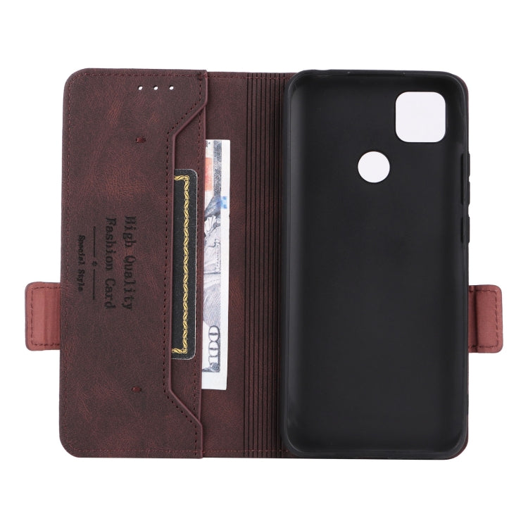 For Xiaomi Redmi 9C Magnetic Clasp Flip Leather Phone Case