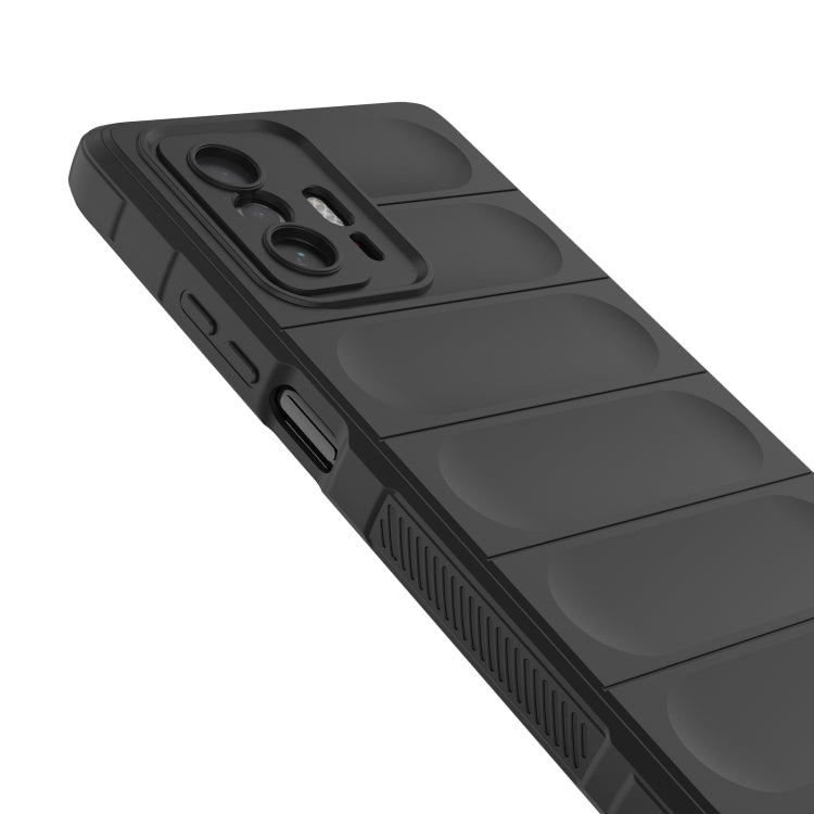 For Xiaomi 11T Magic Shield TPU + Flannel Phone Case