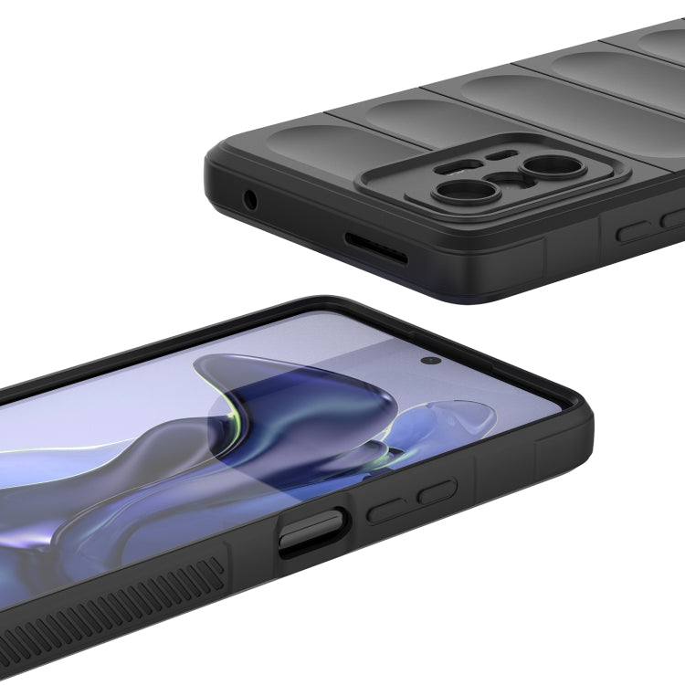 For Xiaomi 11T Magic Shield TPU + Flannel Phone Case