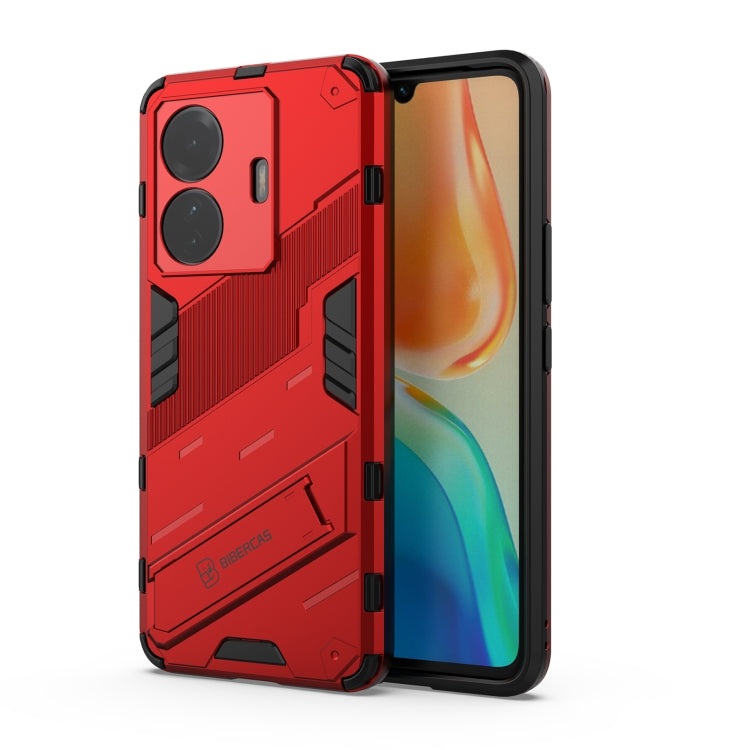 For vivo S15e Punk Armor PC + TPU Phone Case with Holder