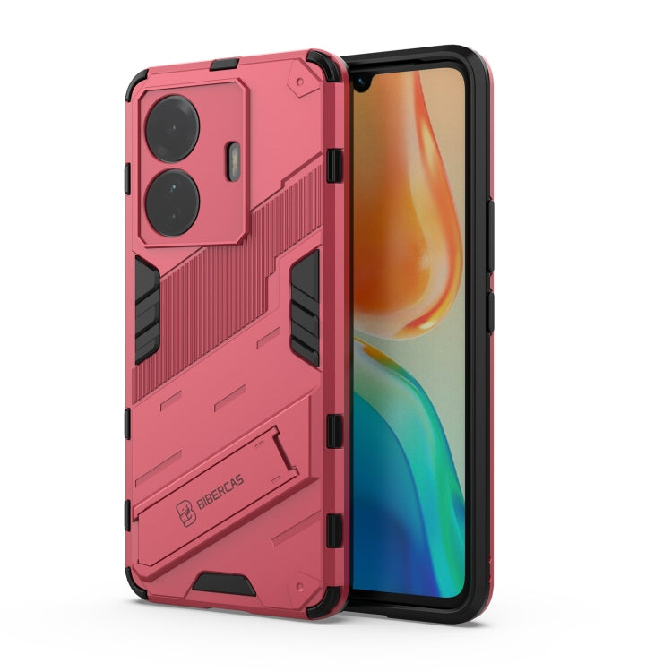 For vivo S15e Punk Armor PC + TPU Phone Case with Holder