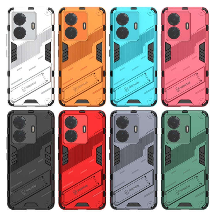 For vivo S15e Punk Armor PC + TPU Phone Case with Holder