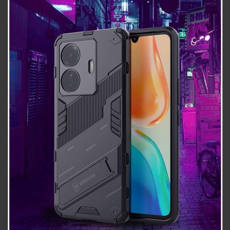 For vivo S15e Punk Armor PC + TPU Phone Case with Holder