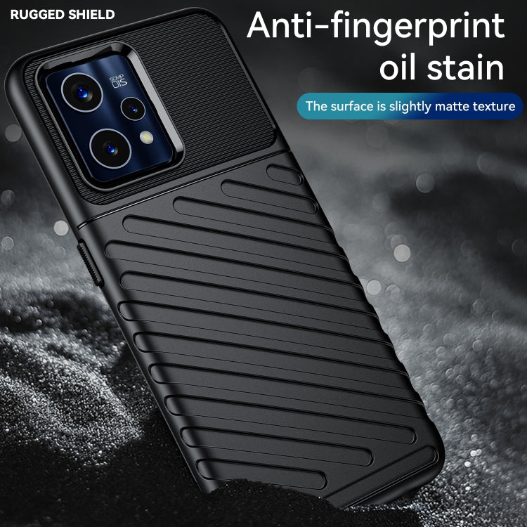For OPPO Realme Narzo 50 Pro Thunderbolt Shockproof TPU Protective Soft Phone Case(Black)