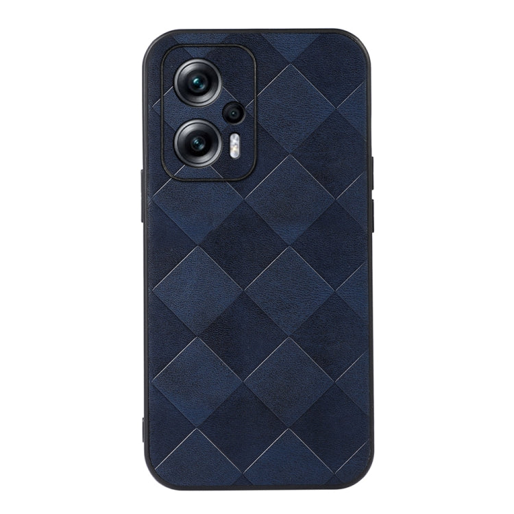 For Xiaomi Redmi Note 11T Pro Weave Plaid PU Phone Case