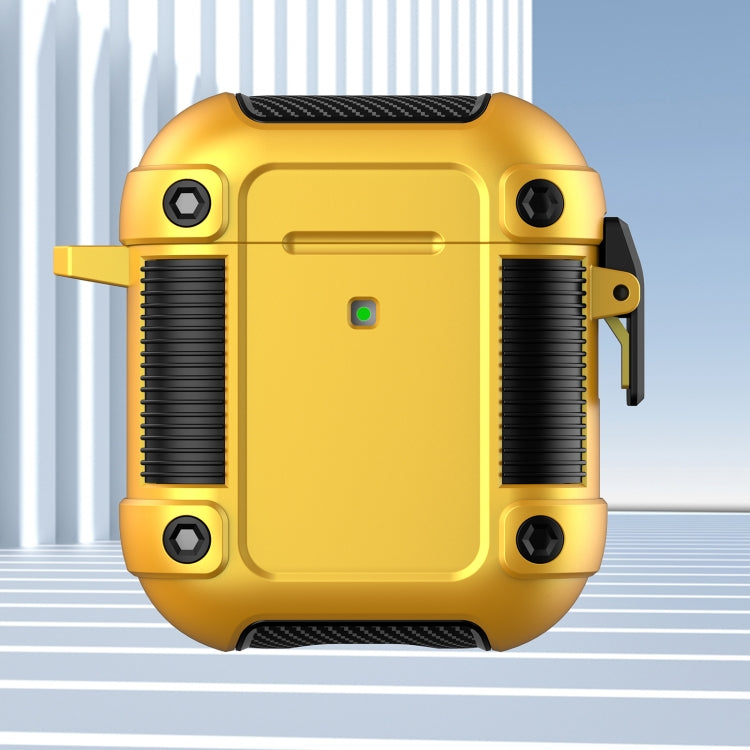 Tank TPU+PC Wireless Earphone Protective Case For AirPods 2