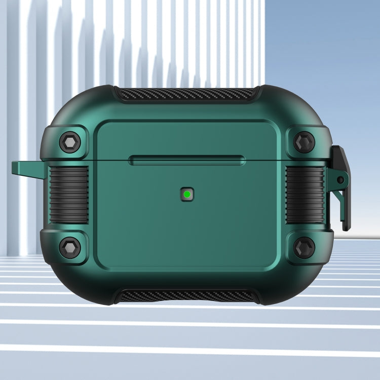 Tank TPU+PC Wireless Earphone Protective Case For AirPods Pro