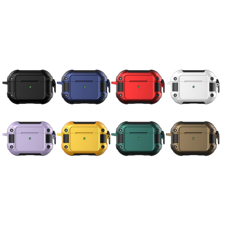 Tank TPU+PC Wireless Earphone Protective Case For AirPods Pro