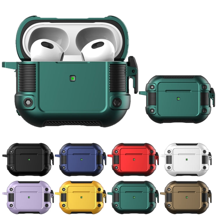 Tank TPU+PC Wireless Earphone Protective Case For AirPods Pro