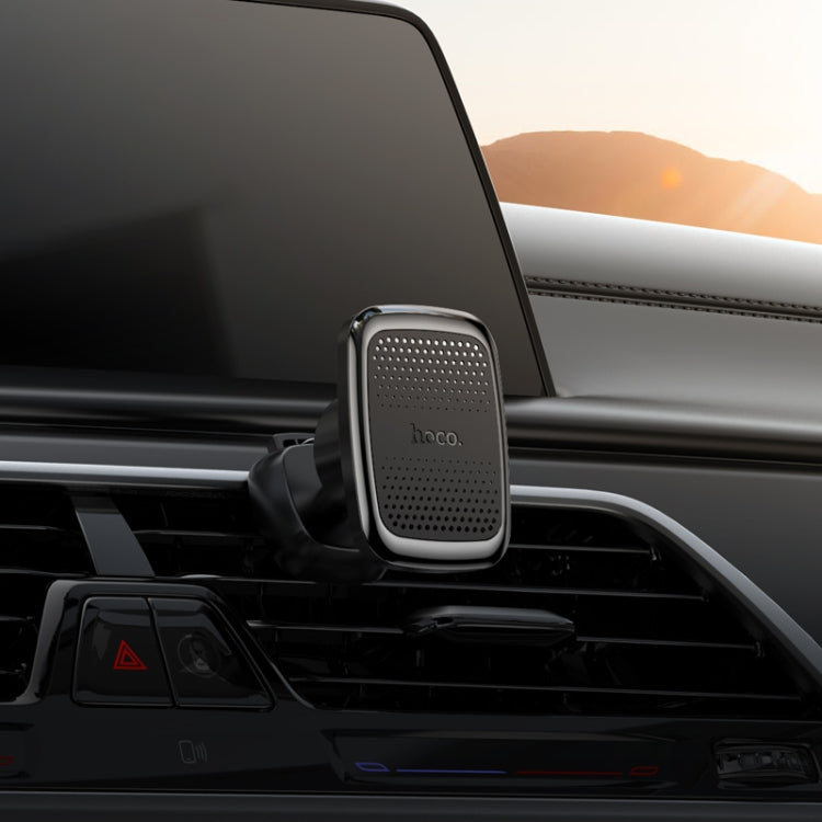 hoco CA106 Air Outlet Magnetic Car Holder(Black Grey)