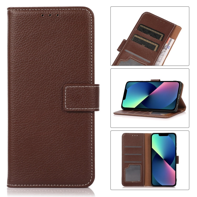 For iPhone 14 Plus Litchi Texture Horizontal Flip Leather Phone Case