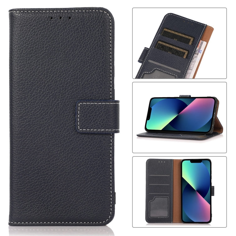 For iPhone 14 Plus Litchi Texture Horizontal Flip Leather Phone Case