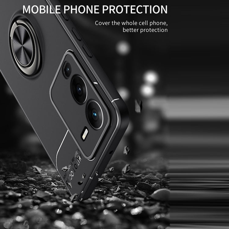 For vivo S15 Pro Metal Ring Holder TPU Phone Case