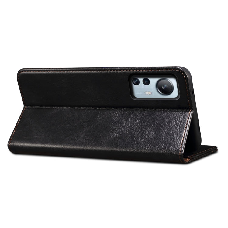 For Xiaomi 12 Lite Oil Wax Crazy Horse Texture Leather Phone Case