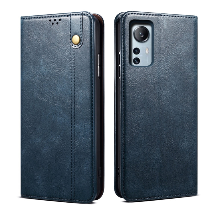 For Xiaomi 12 Lite Oil Wax Crazy Horse Texture Leather Phone Case