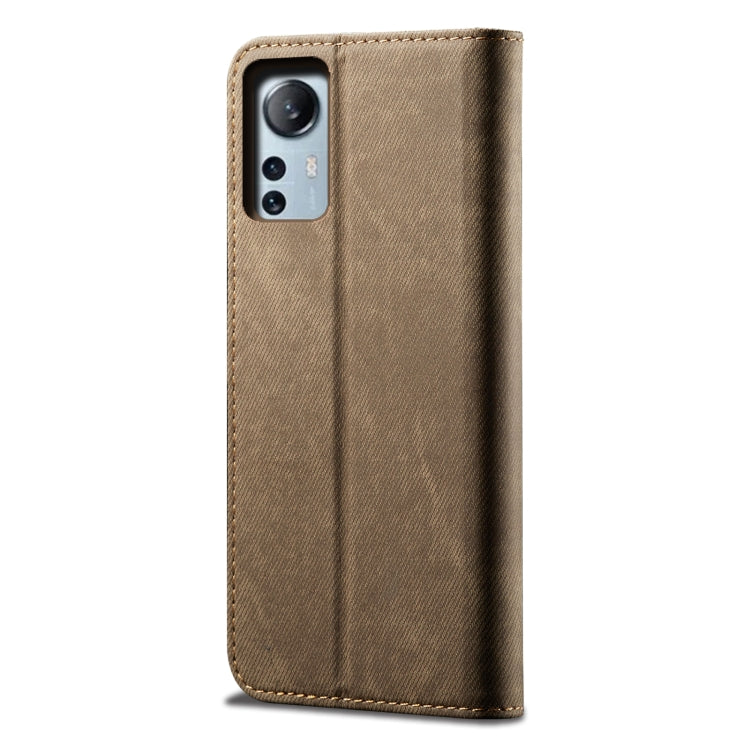For Xiaomi 12 Lite Denim Texture Leather Phone Case