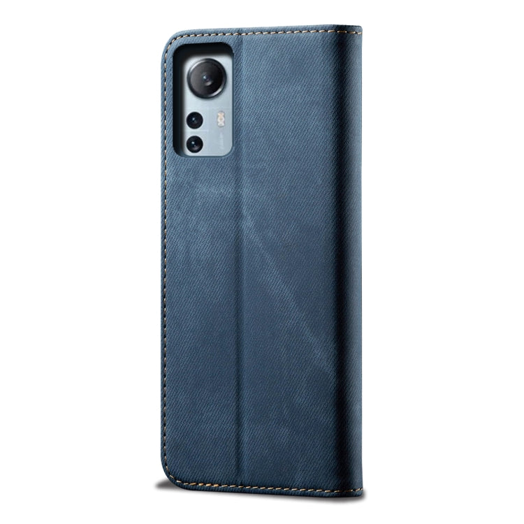 For Xiaomi 12 Lite Denim Texture Leather Phone Case
