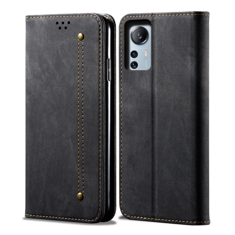 For Xiaomi 12 Lite Denim Texture Leather Phone Case