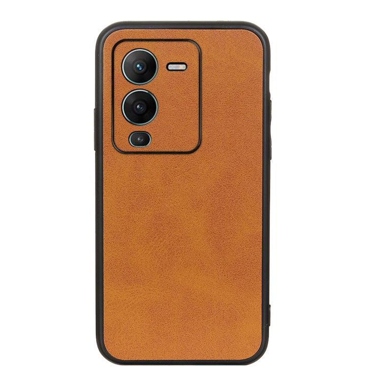 For vivo S15 Pro Two-color Calf Texture Shockproof Phone Case