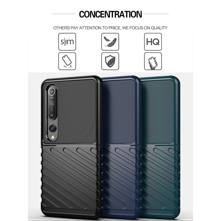 For Xiaomi Mi 10 Thunderbolt Shockproof TPU Soft Case(Dark Green)