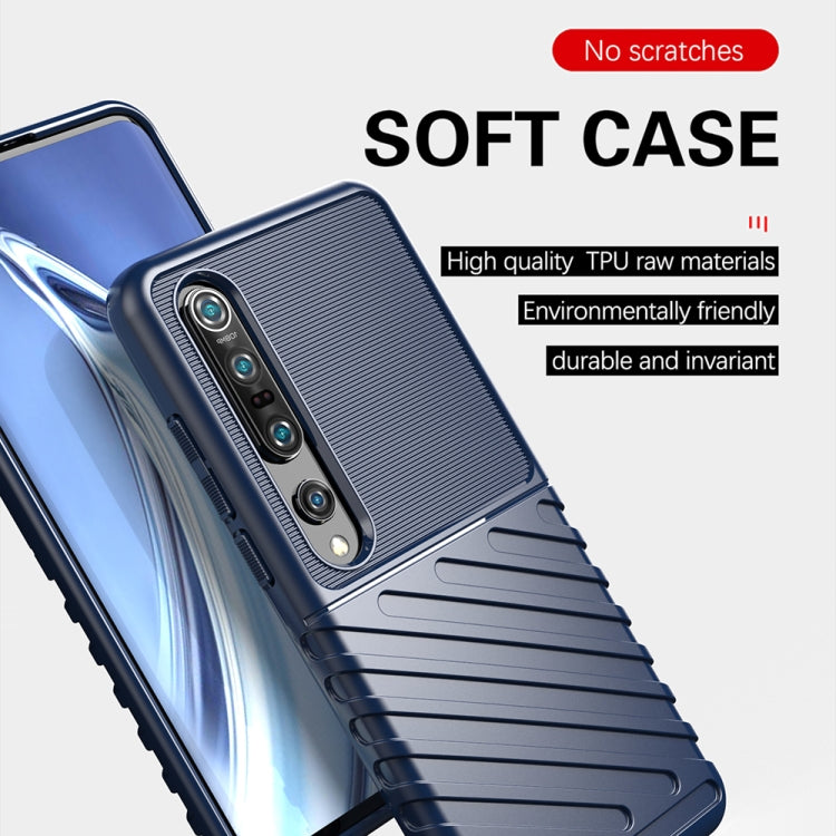 For Xiaomi Mi 10 Pro Thunderbolt Shockproof TPU Soft Case(Navy Blue)