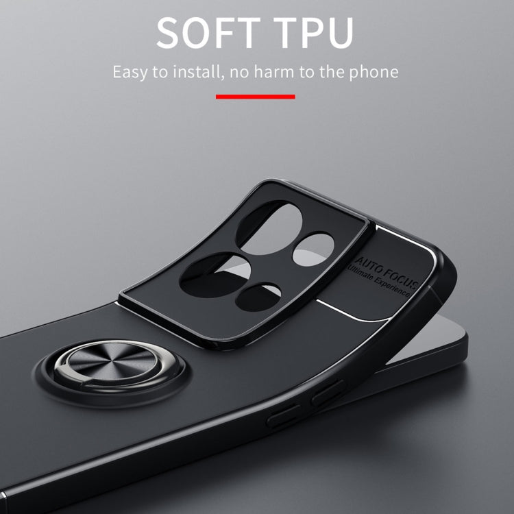 For OPPO Reno8 Pro+ Metal Ring Holder 360 Degree Rotating TPU Phone Case