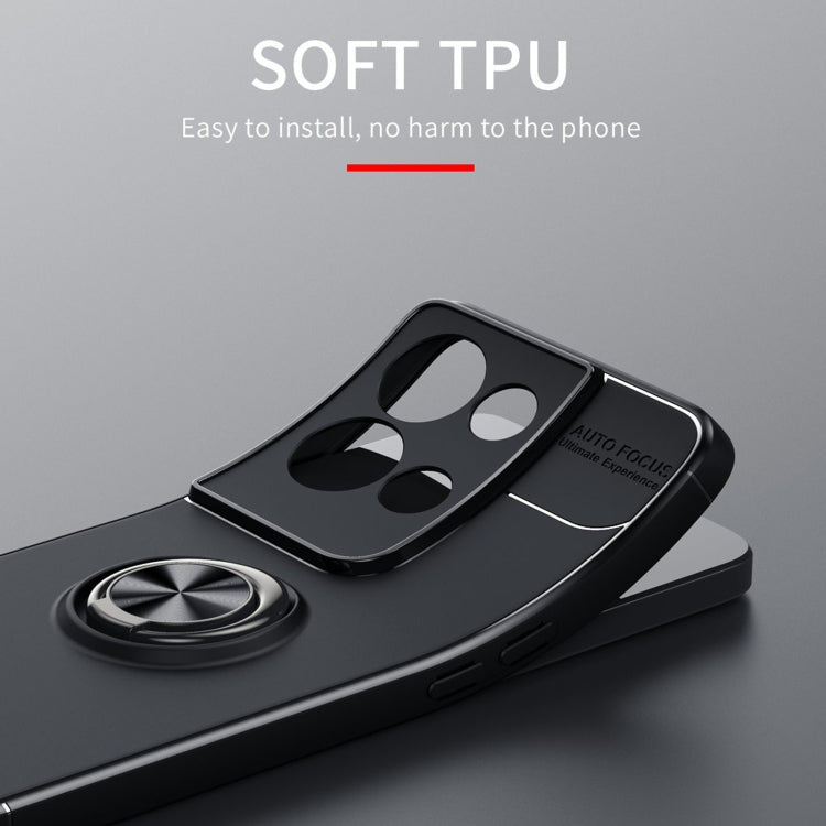 For OPPO Reno8 Pro Metal Ring Holder 360 Degree Rotating TPU Phone Case