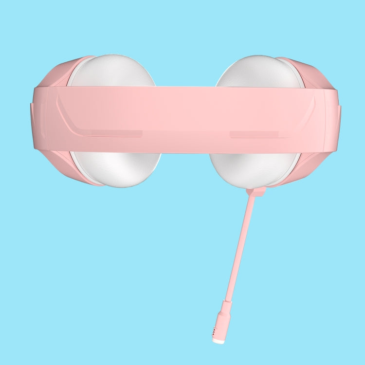 Anivia A10 3.5mm Wired Music Headset with Mic(Pink)