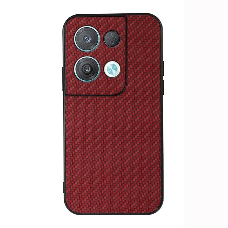 For OPPO Reno8 Carbon Fiber Texture Shockproof Protective Phone Case