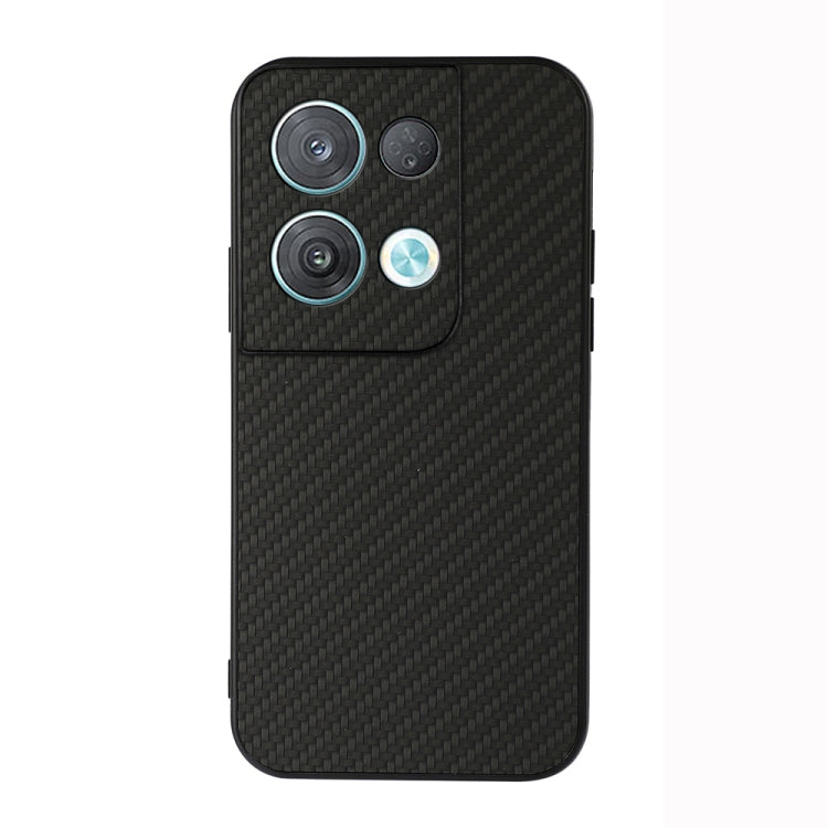 For OPPO Reno8 Pro Carbon Fiber Texture Shockproof Protective Phone Case