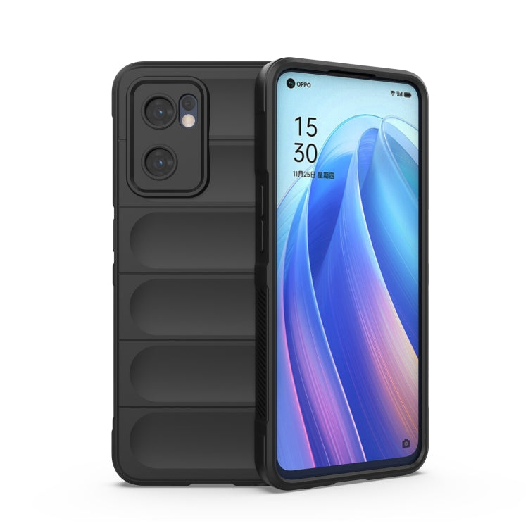 For OPPO Reno7 5G Global / Find X5 Lite Magic Shield TPU + Flannel Phone Case