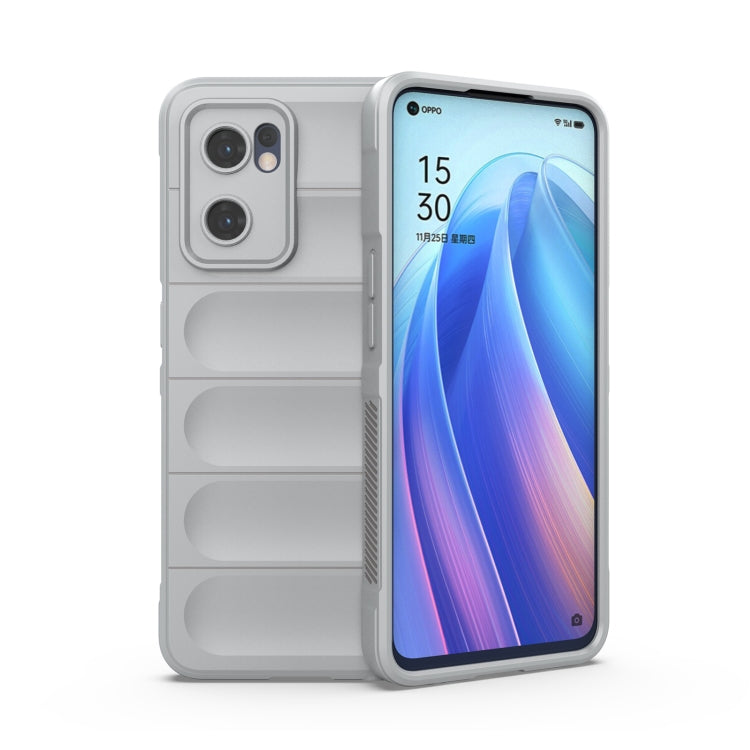 For OPPO Reno7 5G Global / Find X5 Lite Magic Shield TPU + Flannel Phone Case