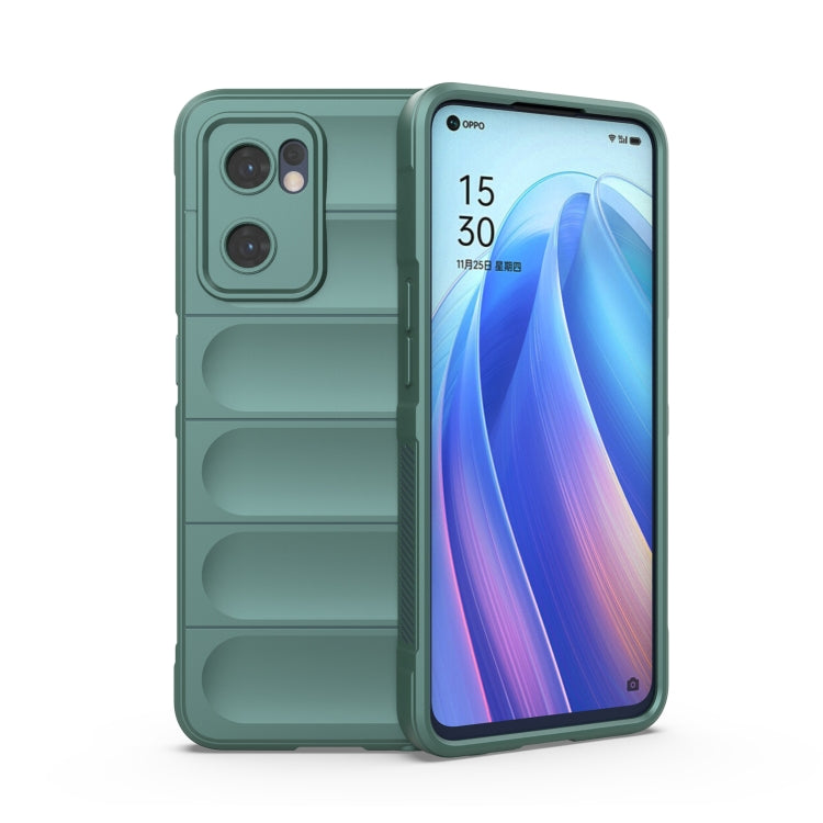 For OPPO Reno7 5G Global / Find X5 Lite Magic Shield TPU + Flannel Phone Case