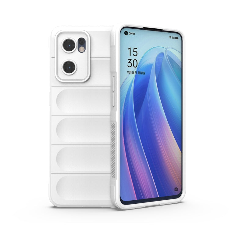 For OPPO Reno7 5G Global / Find X5 Lite Magic Shield TPU + Flannel Phone Case