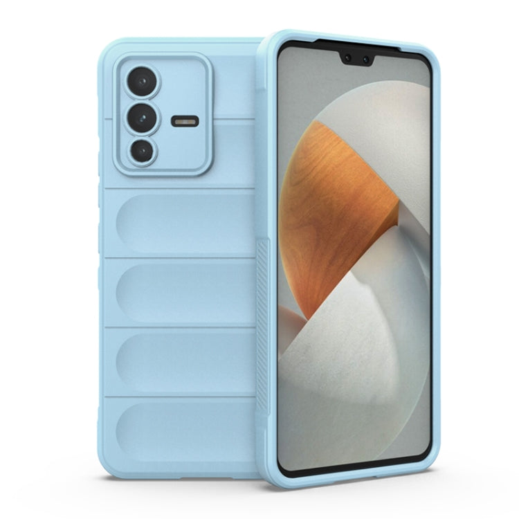 For vivo S12 Magic Shield TPU + Flannel Phone Case