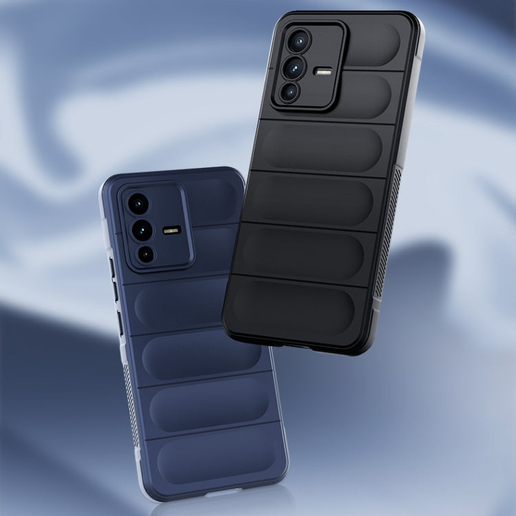 For vivo S12 Magic Shield TPU + Flannel Phone Case