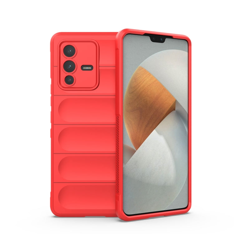 For vivo S12 Pro Magic Shield TPU + Flannel Phone Case