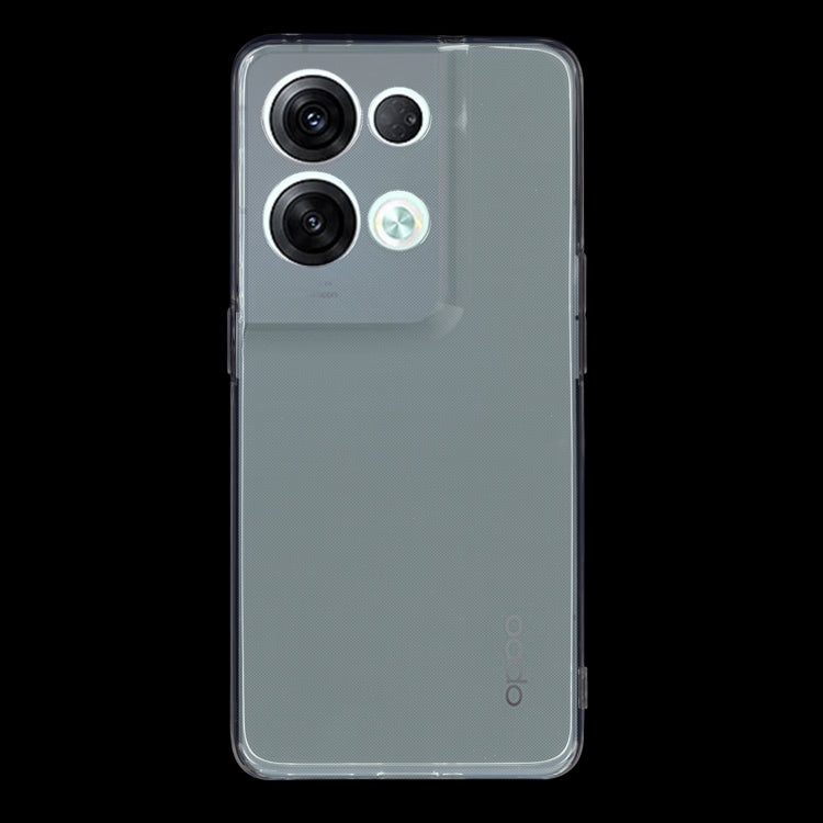For OPPO Reno8 Pro 0.75mm Ultra-thin Transparent TPU Phone Case