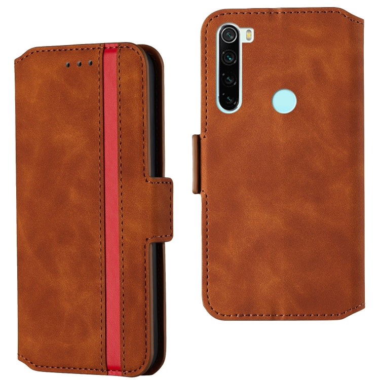 For Xiaomi Redmi Note 8T Retro Frosted Oil Side Horizontal Flip Case with Holder & Card Slots