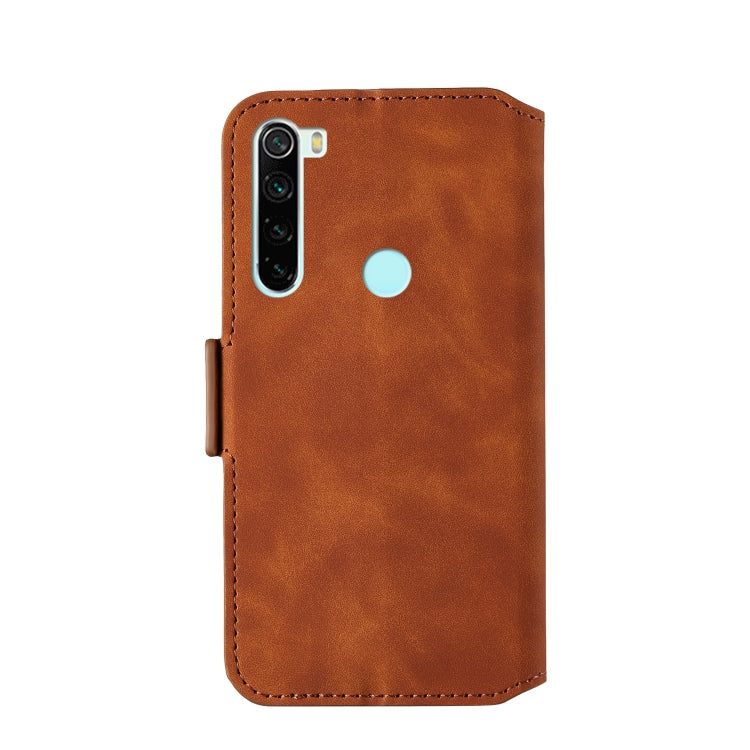 For Xiaomi Redmi Note 8T Retro Frosted Oil Side Horizontal Flip Case with Holder & Card Slots