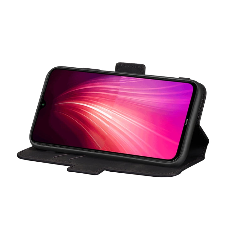 For Xiaomi Redmi Note 8T Retro Frosted Oil Side Horizontal Flip Case with Holder & Card Slots