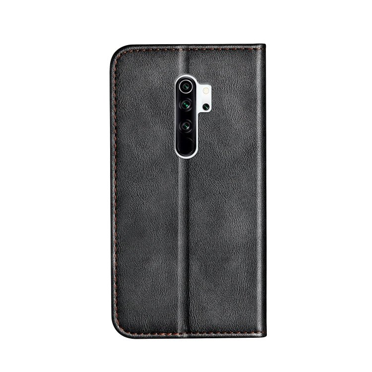 For Xiaomi Redmi Note 8T Business Solid Color Stitching Horizontal Flip PU Leather Case with Holder & Card Slot
